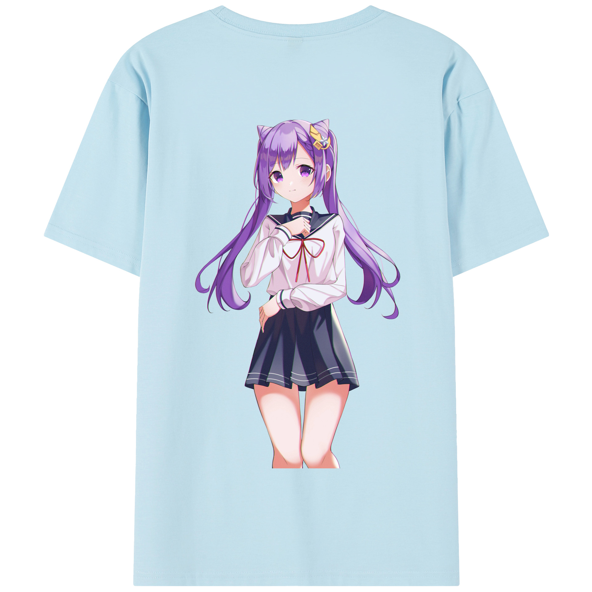 げんし神 刻晴 こくせい genshin Kokusei 綿100％半袖Tシャツ（背面プリント）
